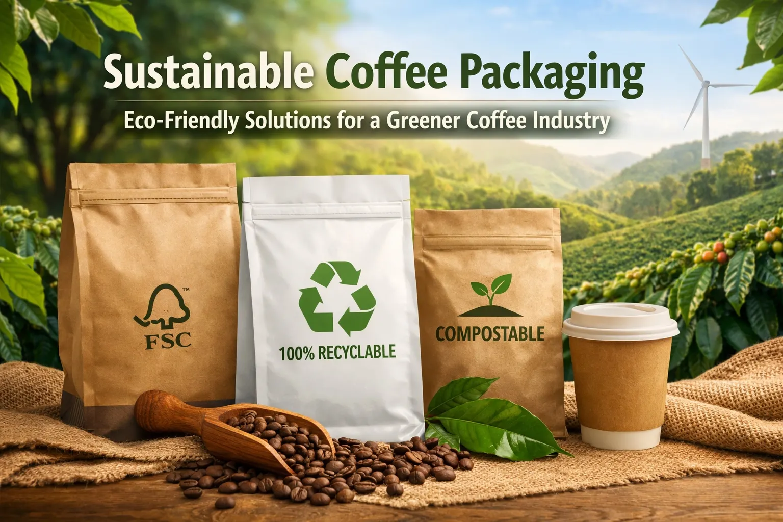 biologisch abbaubare Verpackung, Kaffee-Abonnement, fairer Handel