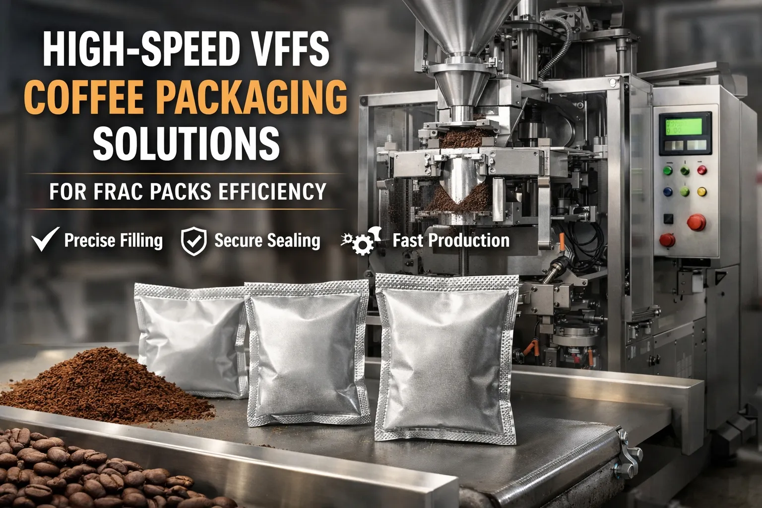 Kaffeeverpackungslinie: Optimierung der Produktionseffizienz von Frac-Packs