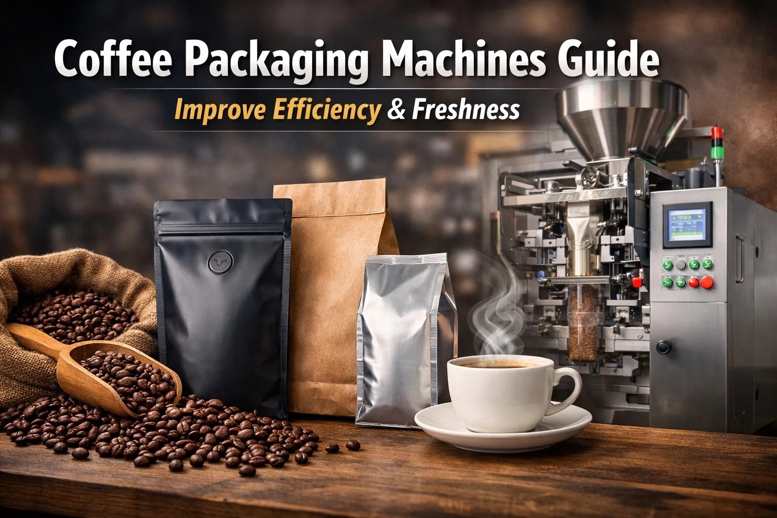 Welche Arten von Kaffeeverpackungsgeräten gibt es?