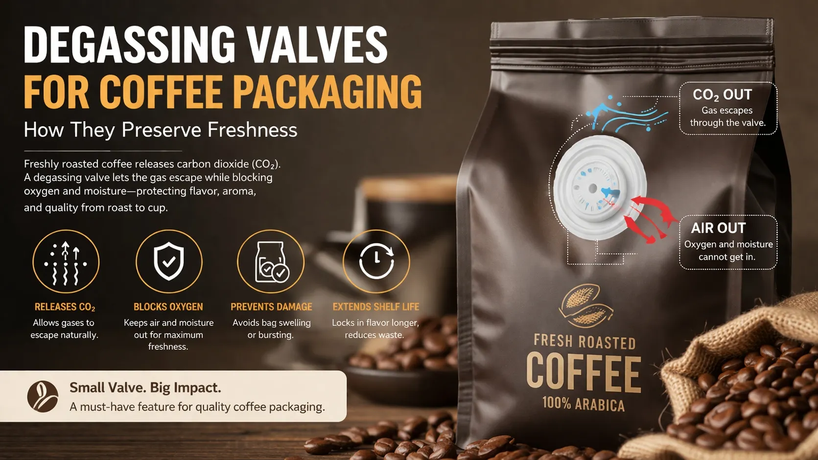 Warum haben Kaffeebeutel Lüftungsöffnungen?