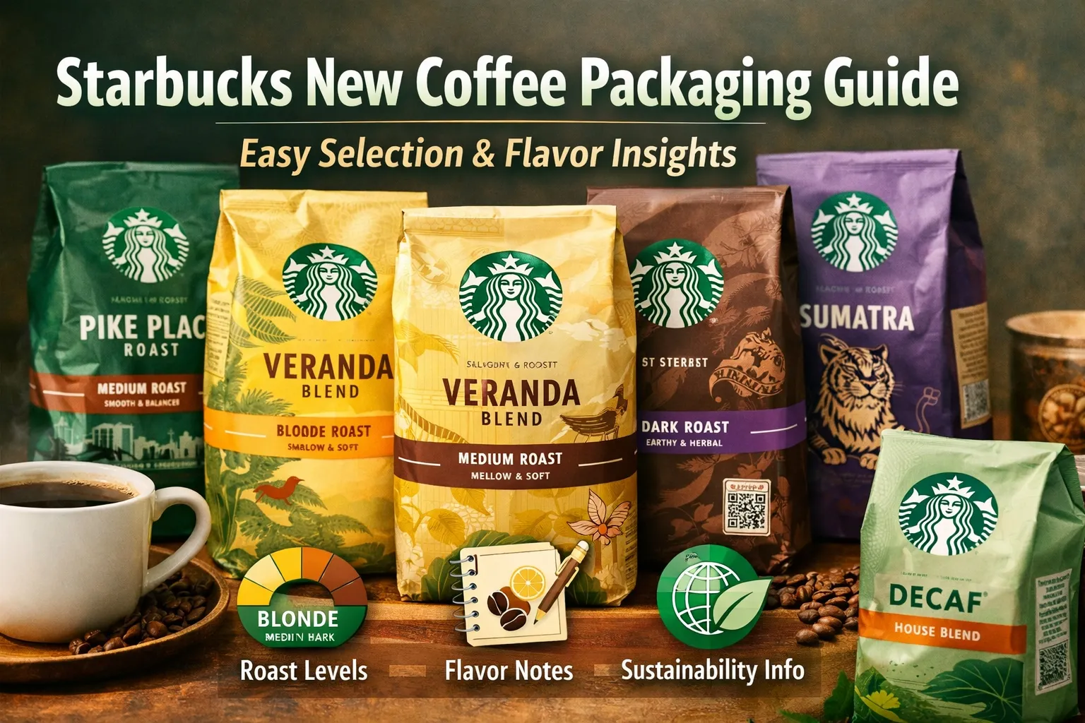 Starbucks New Coffee Verpackungsleitfaden