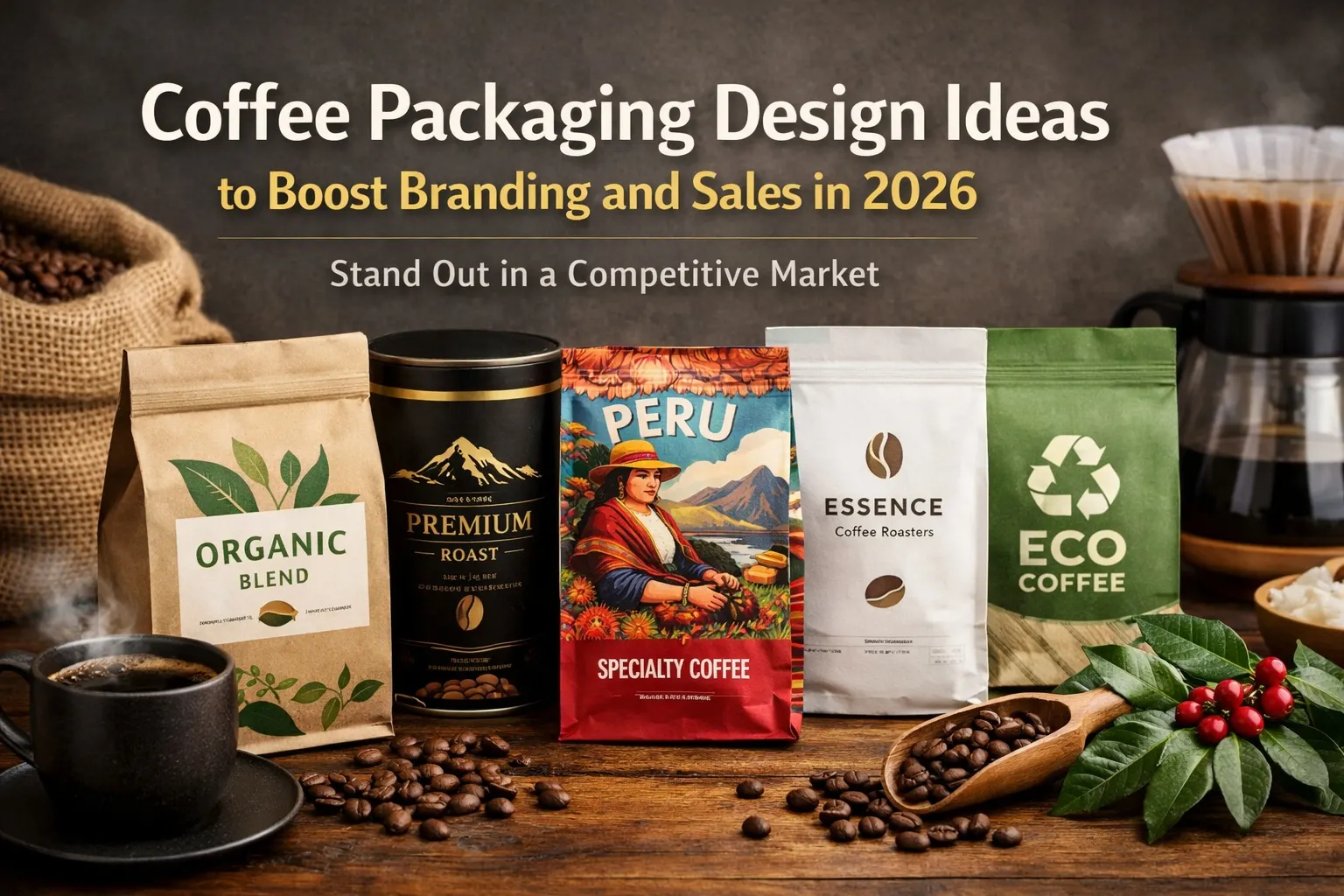 Warum das Design von Kaffeetüten mit Verpackung wichtig ist