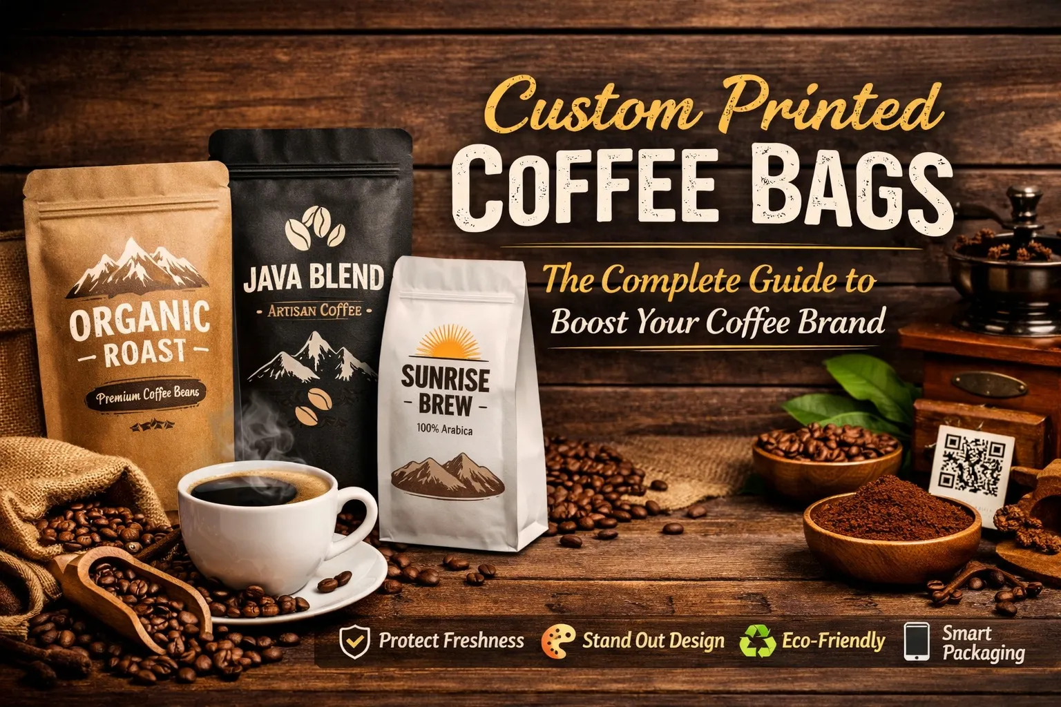 Individueller Kaffeebeuteldruck