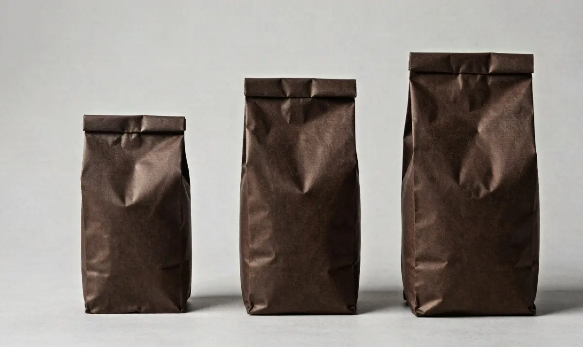Was sind die gebräuchlichsten Kaffeebeutel-Größen??