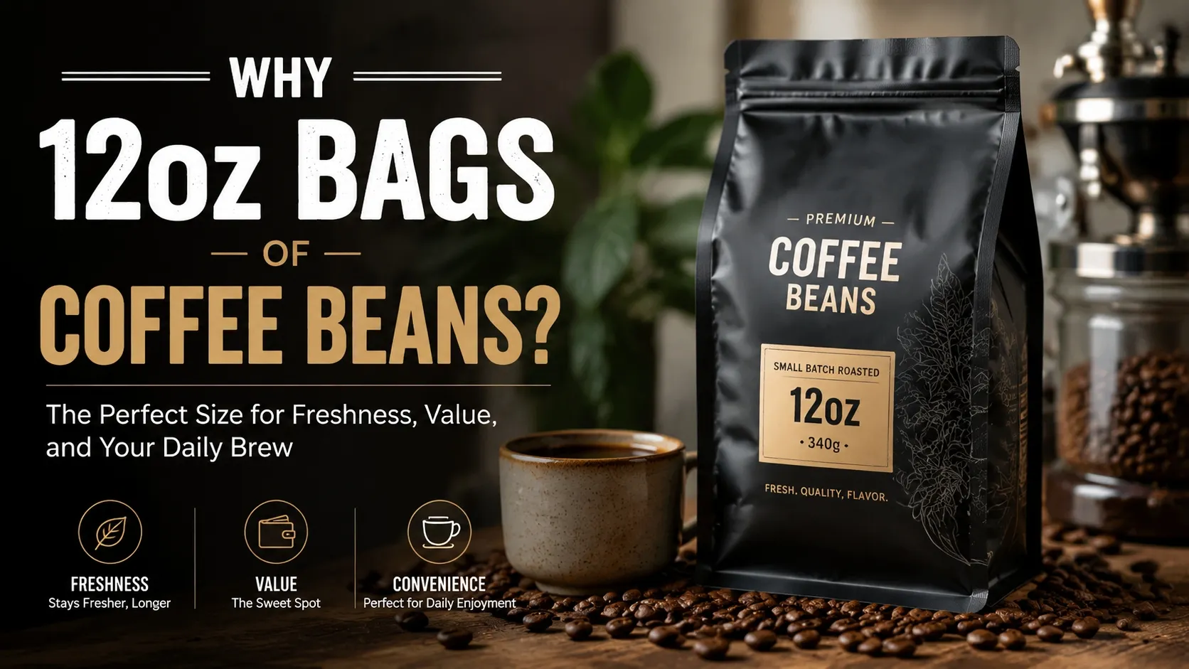 Warum 12-Unzen-Kaffeebeutel die perfekte Wahl für frische Kaffee sind